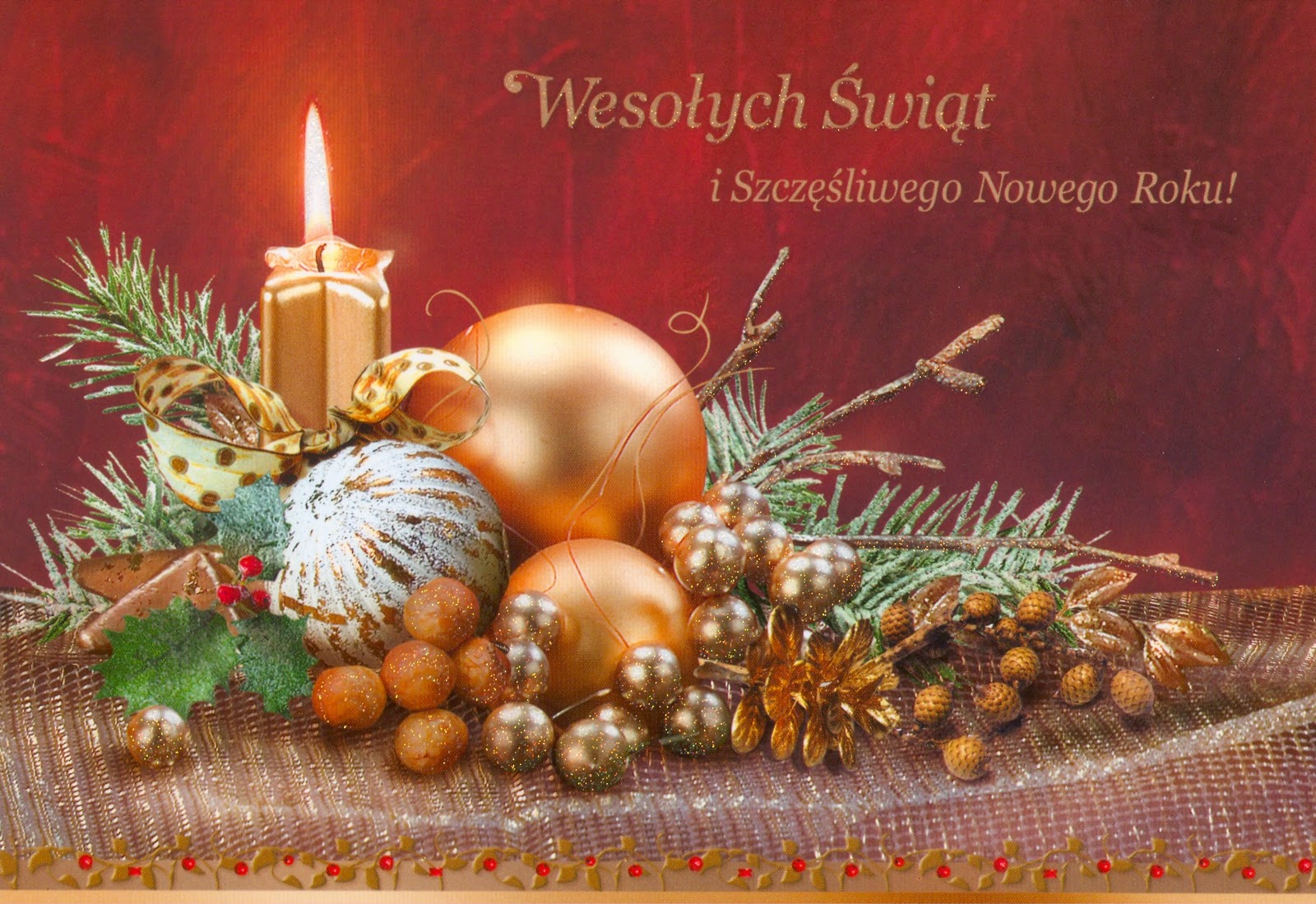 Wesołych Świąt Bożego Narodzenia