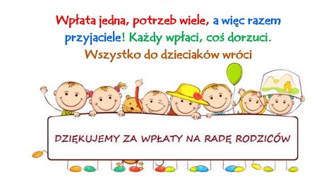 SKŁADKA NA RADĘ RODZICÓW