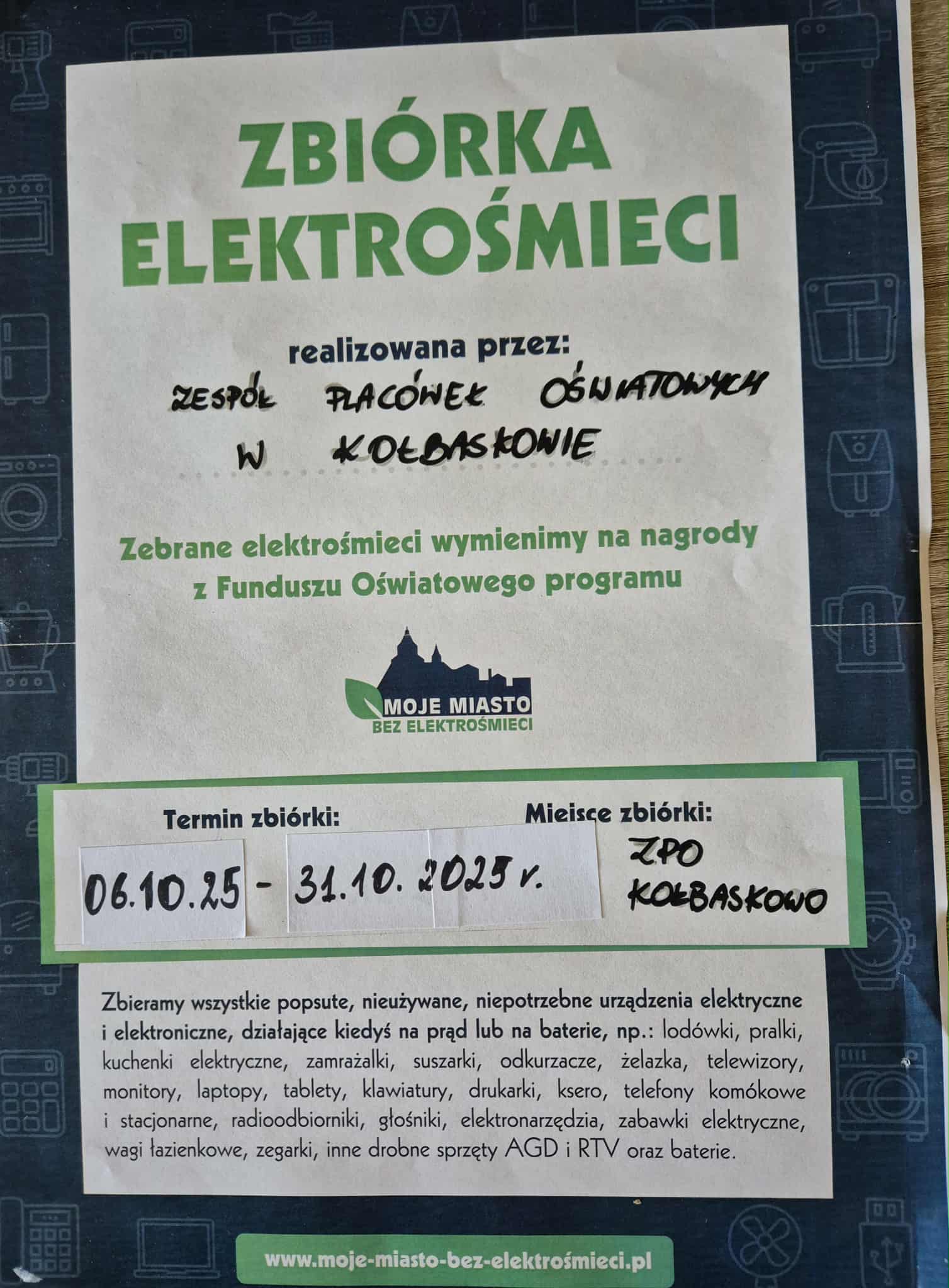 Zbieramy ELEKTROŚMIECI