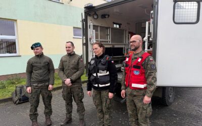 Spotkanie uczniów klasy 3A z przedstawicielami Batalionu Dowodzenia 12 Brygady Zmechanizowanej