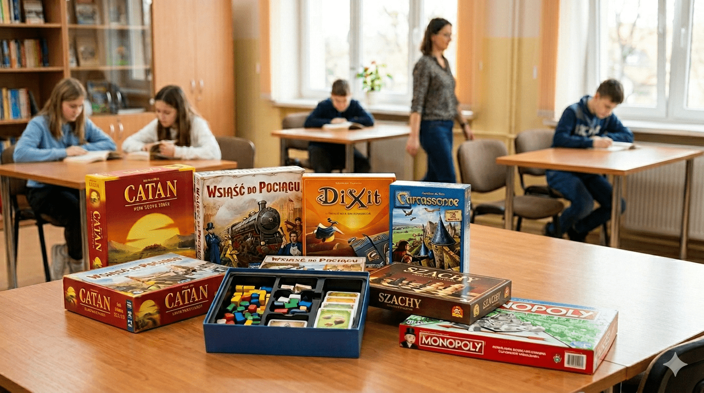 Zbiórka gier planszowych – zapraszamy do wsparcia szkolnej akcji Aktywne Przerwy