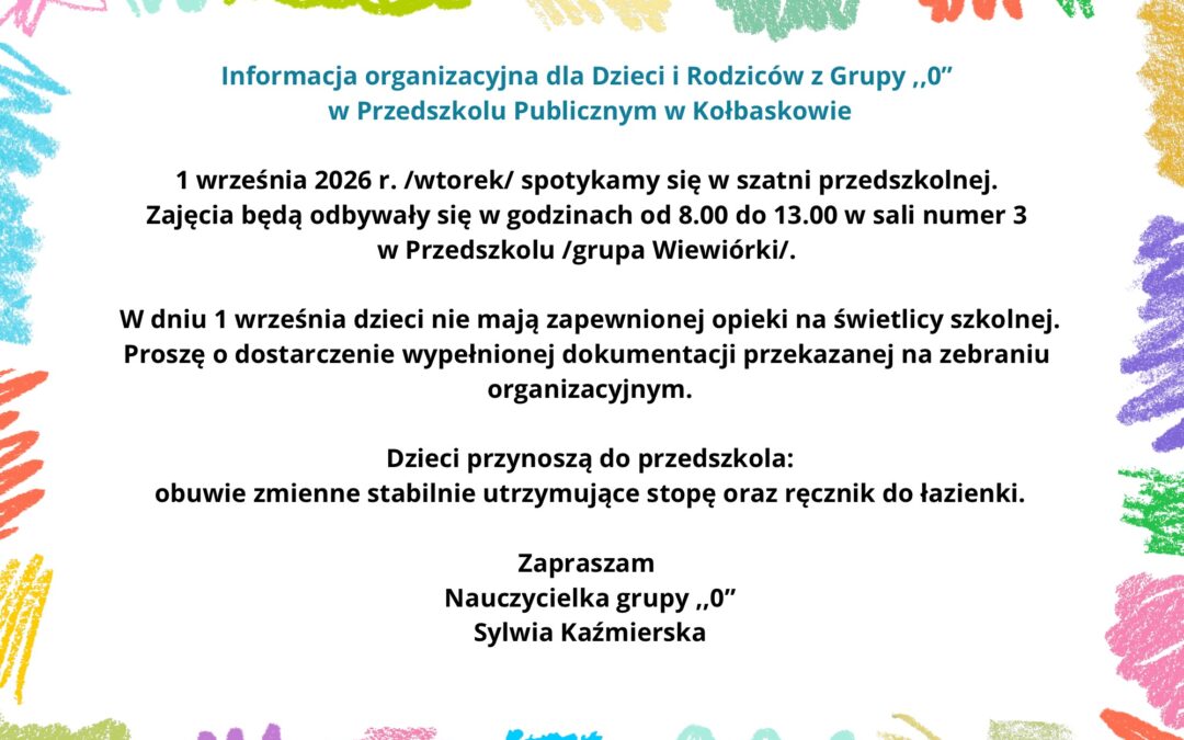 Informacja grupa „0”